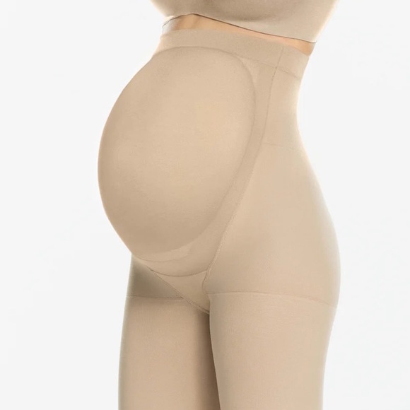 Spanx Mama Shaping Mid-Thigh Short in Bare Size D - Picture 1 of 3